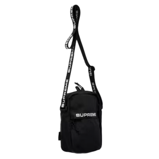 Bolso Morral Supreme Shoulder Bag FW22 AAA Negro