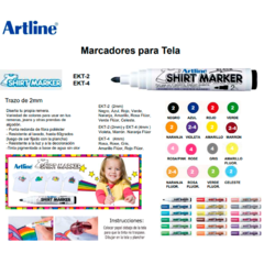 Marcador Para Tela Artline Shirt Marker 2mm - comprar online