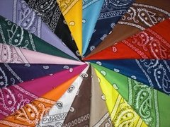 Pañuelo Bandana 100% Algodon Varios Colores - comprar online