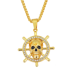 Cadena con Dije Iced Chain Timon Calavera