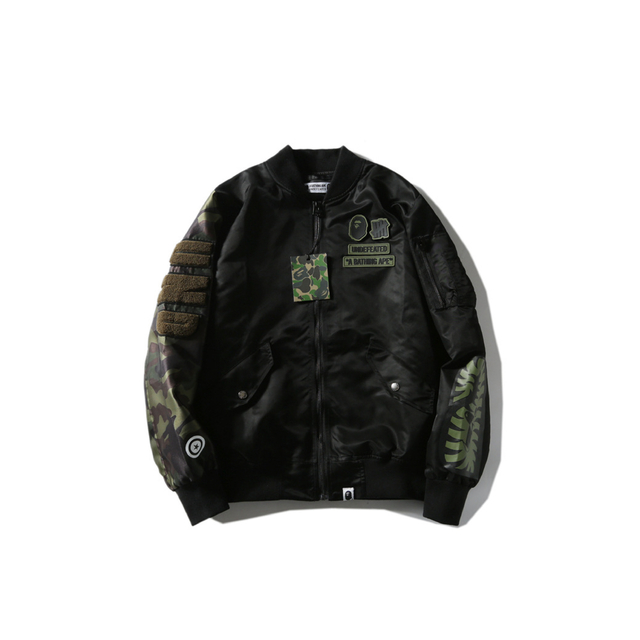 Bape undefeated bomber jacket best sale