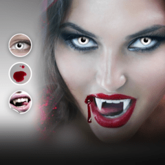 Colmillos Vampiro Protesis Dental Funda Para El Diente en internet