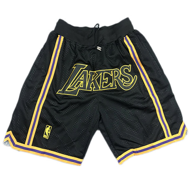 Bermuda Short NBA Los Angeles Lakers Black KITCH TECH