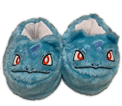 Pantuflas Pokemon Bulbasaur Unisex Acolchonadas