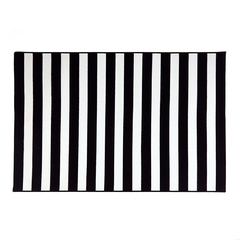 Alfombra Stripe Black