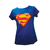 Remera Superman Logo Azul Mujer (DC)*