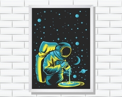 Quadro Astronauta barista - comprar online