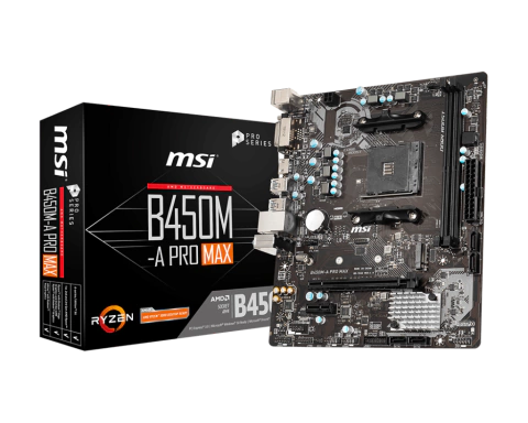 MOTHERBOARD MSI B450M-A PRO MAX