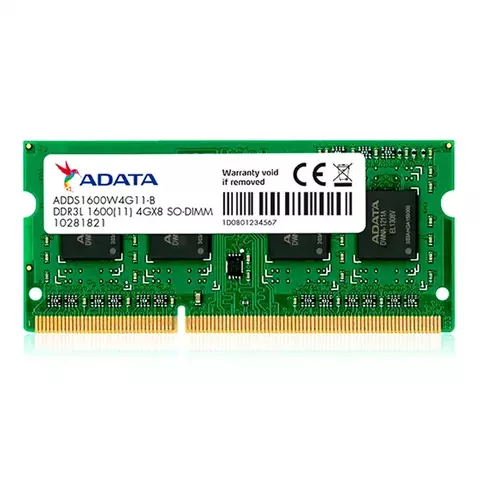 MEMORIA SODIMM ADATA DDR3 8GB 1600MHZ