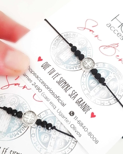 Pulsera San Benito cristalitos - comprar online