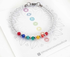 Pulsera cristalitos 7 chakras - tienda online