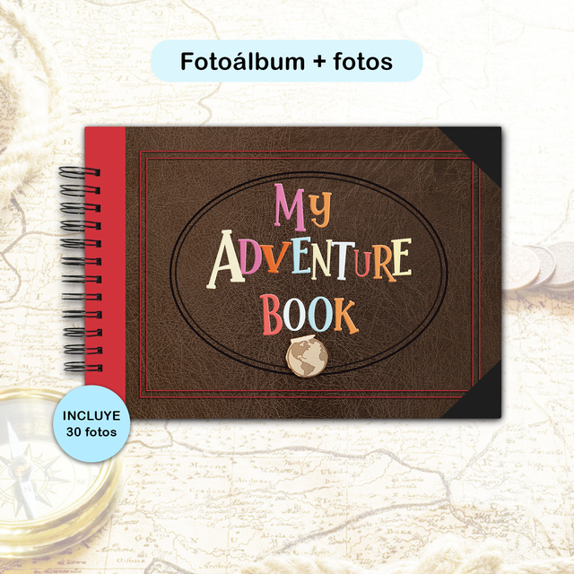 My adventure book - Libro de aventuras Up 15 hojas + 30 fotos