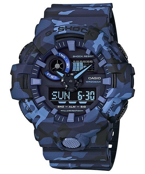 Casio blue g clearance shock