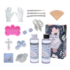 KIT RESINA BIJOU 472ML + LLAVEROS + HUESO CRUZ HUELLA JARRA