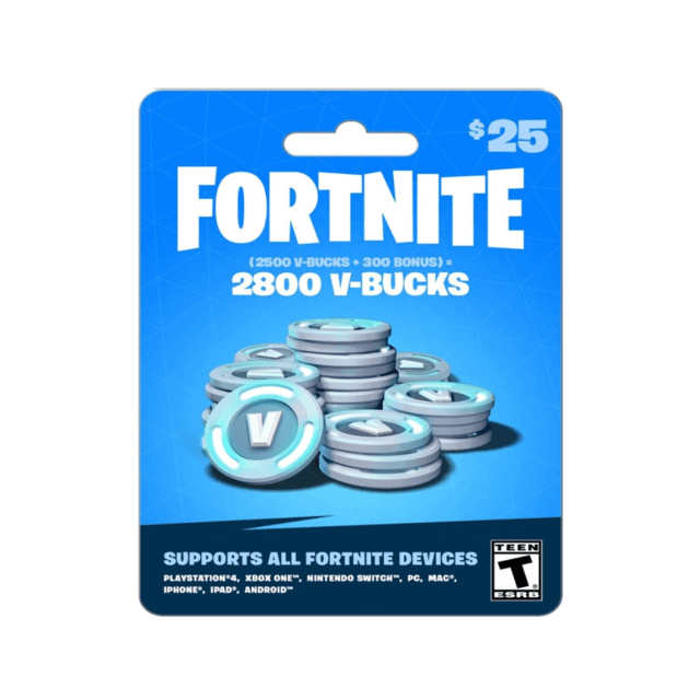 2800 Pavos Fortnite V-Bucks Multiplataforma