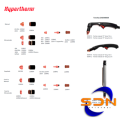 Electrodos Powermax 220842 HYPERTHERM (blis.x 5u) - SOLDANET