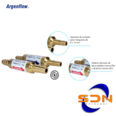 Válvula Arrestallama para manguera ARRESTAFLOW ARGENFLOW