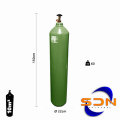 Cilindro 10m³ 51Lts. 50kg R075. D244 P/gas Sello Iram - tienda online