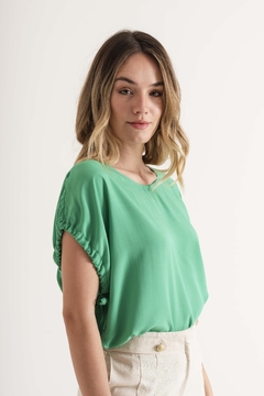 Imagen de 25532 BLUSA VOILE CON CORDON