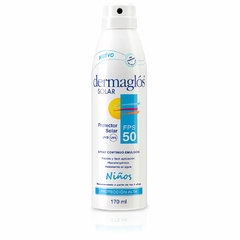 DERMAGLOS F50 NIÑOS prot sol spray x170