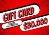 ▸ GIFT CARD ▸ $30.000
