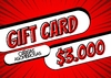 ▸ GIFT CARD ▸ $3.000