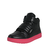 Zapatillas Símil Cuero Leblu Z155 Combinada Negro - comprar online