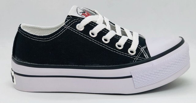 Zapatillas Roller Plataforma Tipo Converse 801