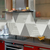 Decore a cozinha com Papel de Parede Triângulos Cinza - Coleção Abracadabra - 9,50 metros | 181111 - Ciça Braga