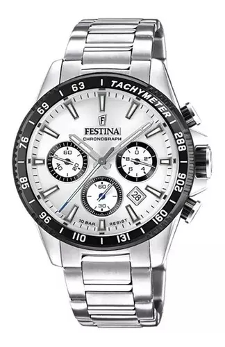 Reloj Festina Hombre F20560 Cronografo Acero Agente Oficial