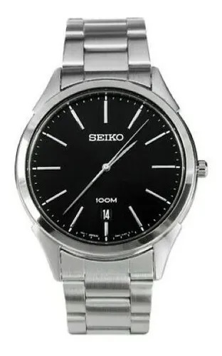 Reloj Seiko Hombre Sgef99 Acero Calendario Sumergible 100m