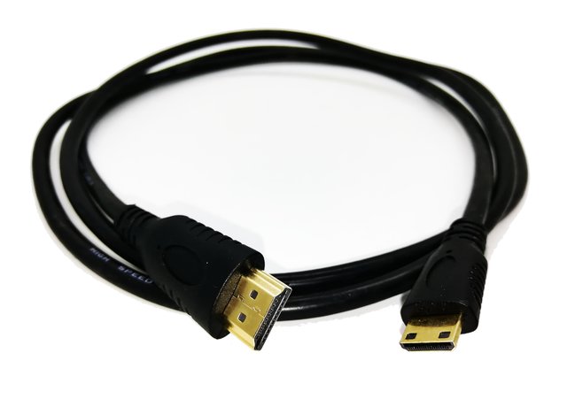 Cable Mini HDMI a HDMI 1 metro - Full HD v1.4 (Para Tv, Cámara, Tablet) -  SKYWAY