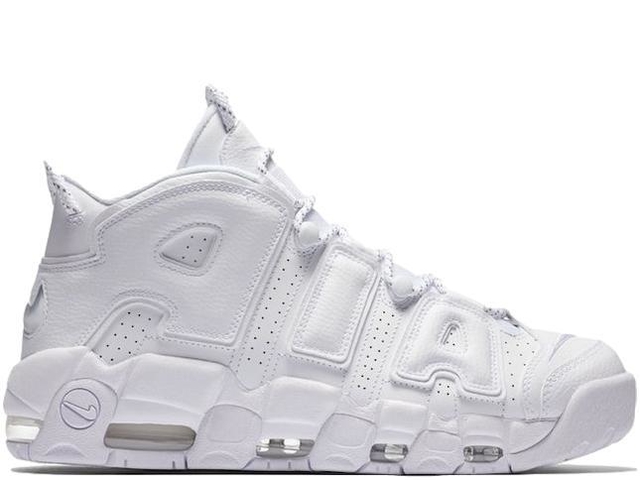 Nike more uptempo triple white store