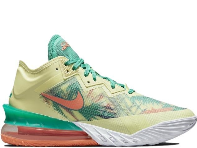 Nike lebron 18 low gold best sale