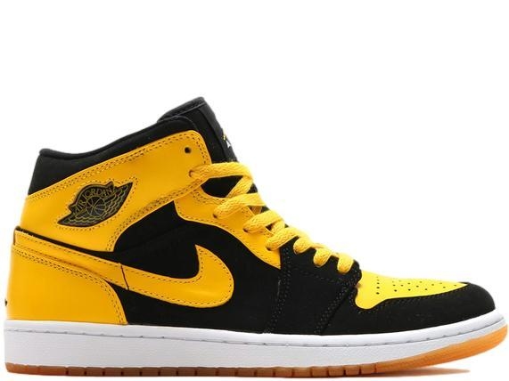New jordans 2018 yellow shop and black