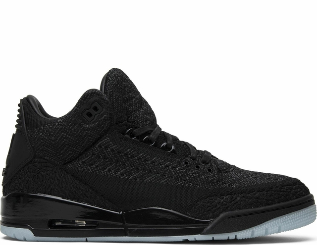 T nis Nike Air Jordan 3 Retro Flyknit Black AQ1005 001