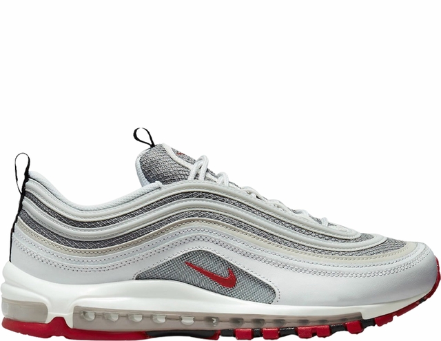 White and blue hotsell air max 97