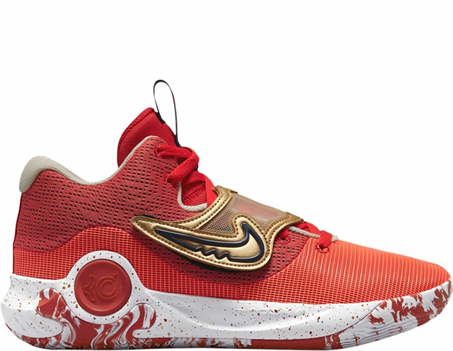 T nis Nike KD Trey 5 X University Red Metallic Gold DD9538 600
