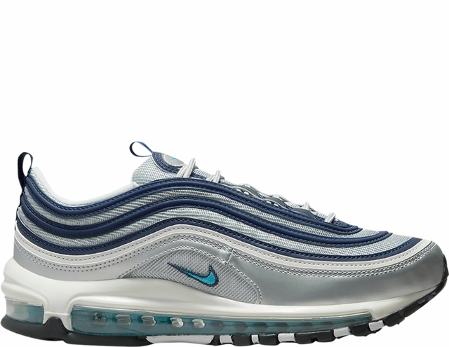 T nis Nike Wmns Air Max 97 OG Metallic Silver Chlorine Blue DQ9131 001