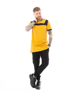 Camiseta LONG YELLOW LINEAR - comprar online