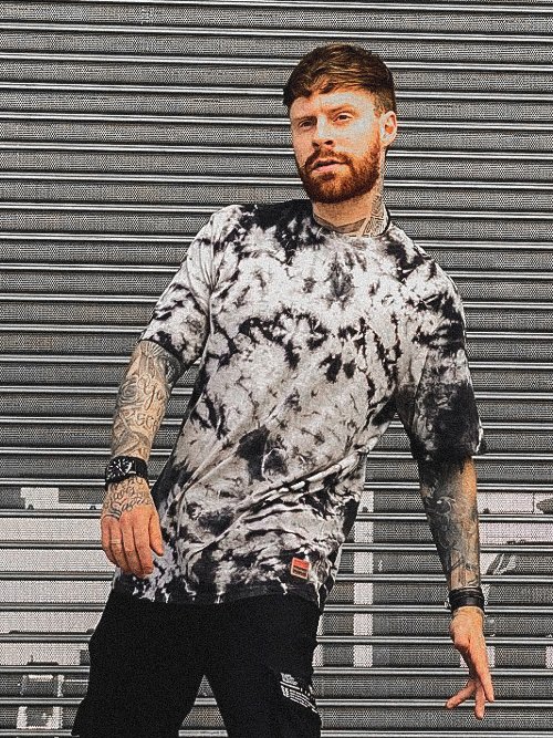 Camiseta oversize best sale tie dye