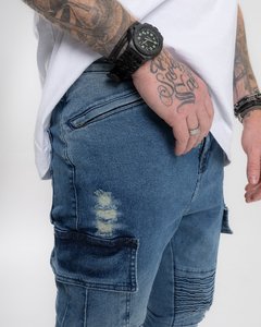 Calça Jeans CARGO BIKER - Loja Macho Moda