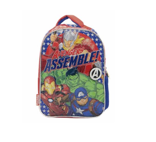 Mochila Avengers Thor Capitan iron y Hulk 12 Cresko