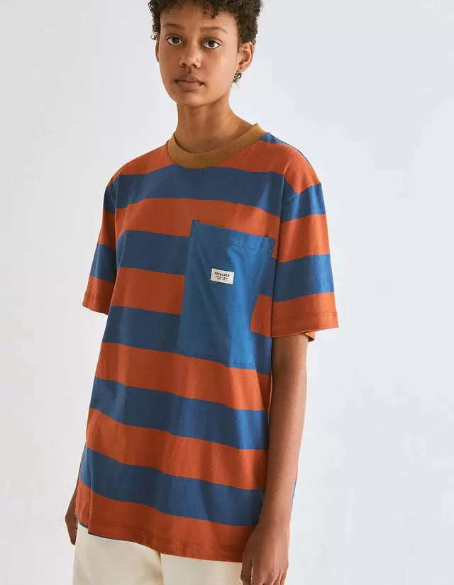 Remera con rayas on sale