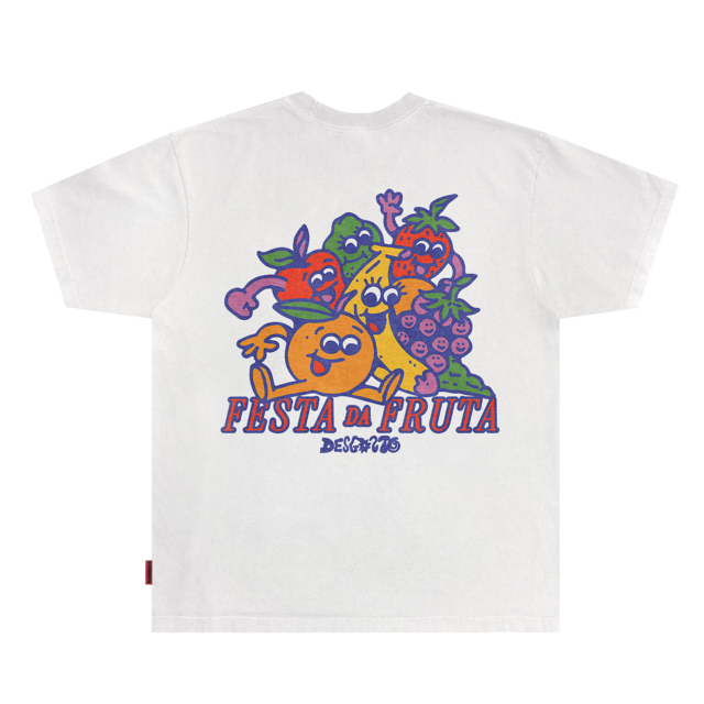CAMISETA FESTA DA FRUTA 3 BRANCA Desgosto