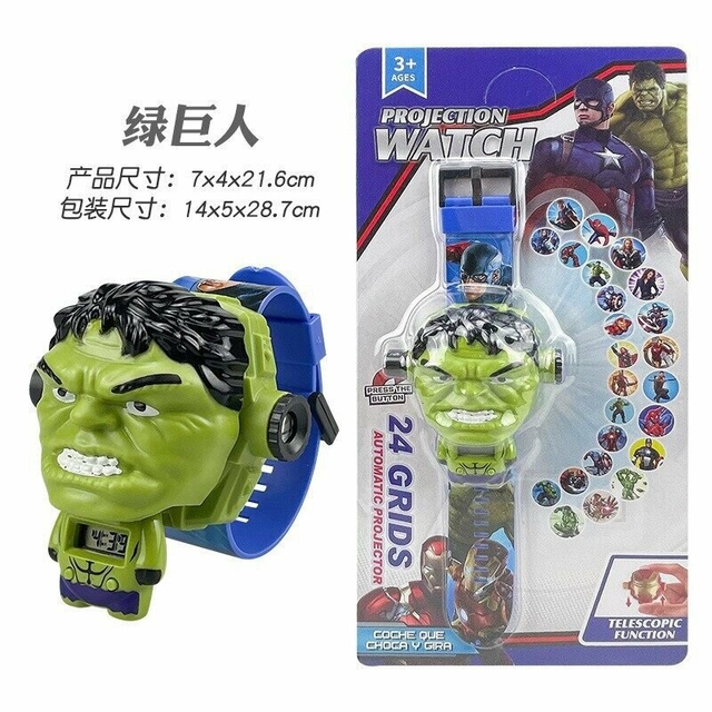 Reloj digital con proyector Hulk La tiendita