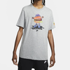 CAMISETA NIKE SOLE FOOD BURGUER - CINZA