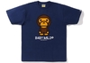Camiseta A Bathing ape Bape Baby Milo - azul