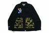 JAQUETA A BATHING APE BAPE BADGE MOTIF ZIP BLOUSON