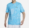 Camiseta Nike Max90 Print Basketball - Azul
